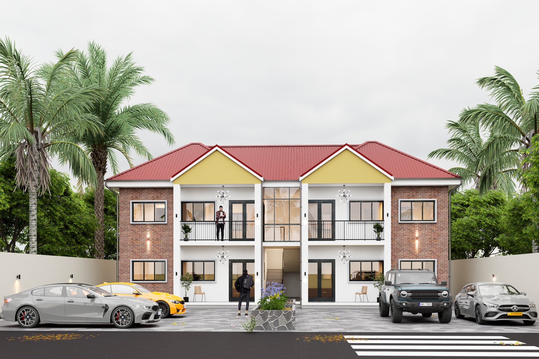 Duplex R+1 — Façade principale