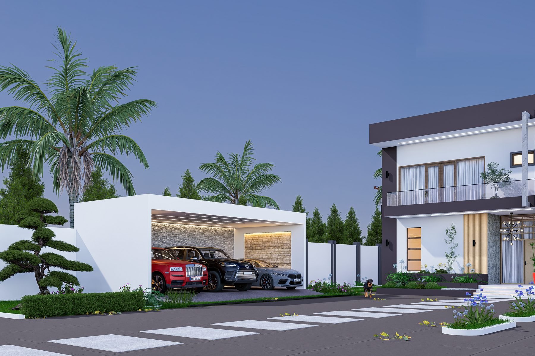 Villa contemporaine · R+1 · 480 m²